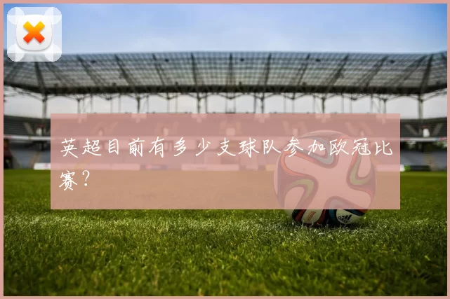 英超目前有多少支球队参加欧冠比赛？