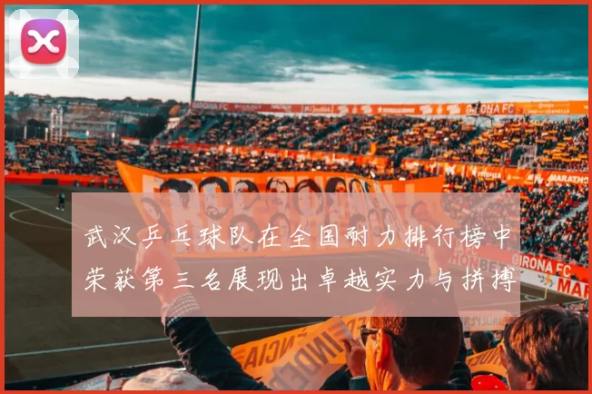 武汉乒乓球队在全国耐力排行榜中荣获第三名展现出卓越实力与拼搏精神