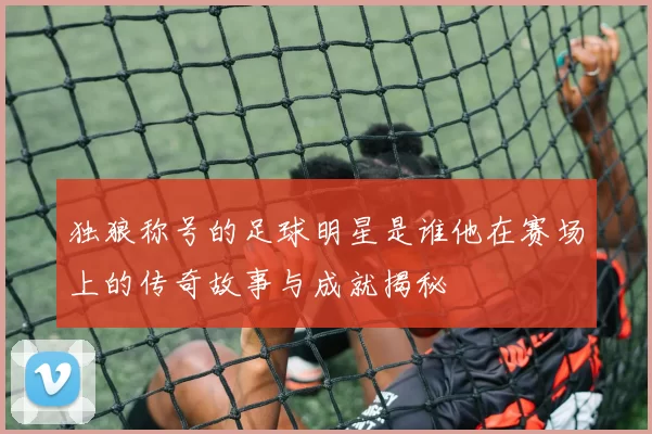独狼称号的足球明星是谁他在赛场上的传奇故事与成就揭秘
